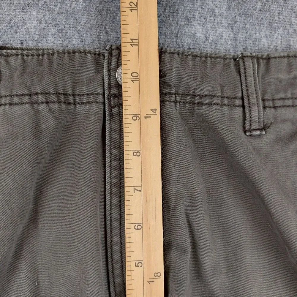 Levis Cargo Shorts Mens 31 (Fit 32) Olive Green Baggy White Tab Utility Hiking